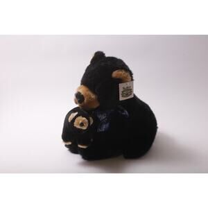 Fred Harvey, Black Bear with Cub, Yellowstone, Plush, Mother and Baby, Stuffed